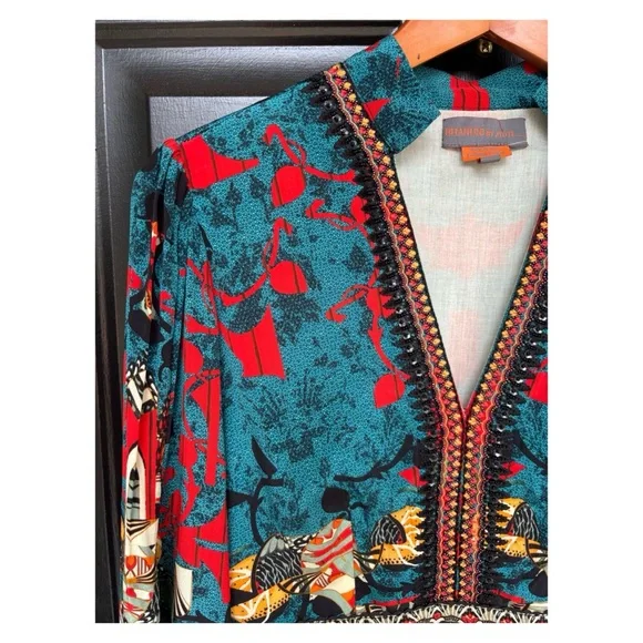 NWOT Anthropologie Bhanuni By Jyoti Maxi Dress  Size 4 - Picture 6 of 14